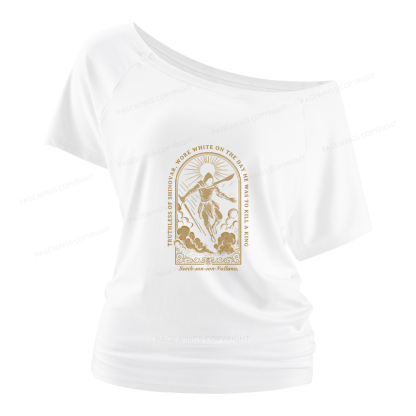 Pagewings Truthless of Shinovar Women Off Shoulder T-shirts