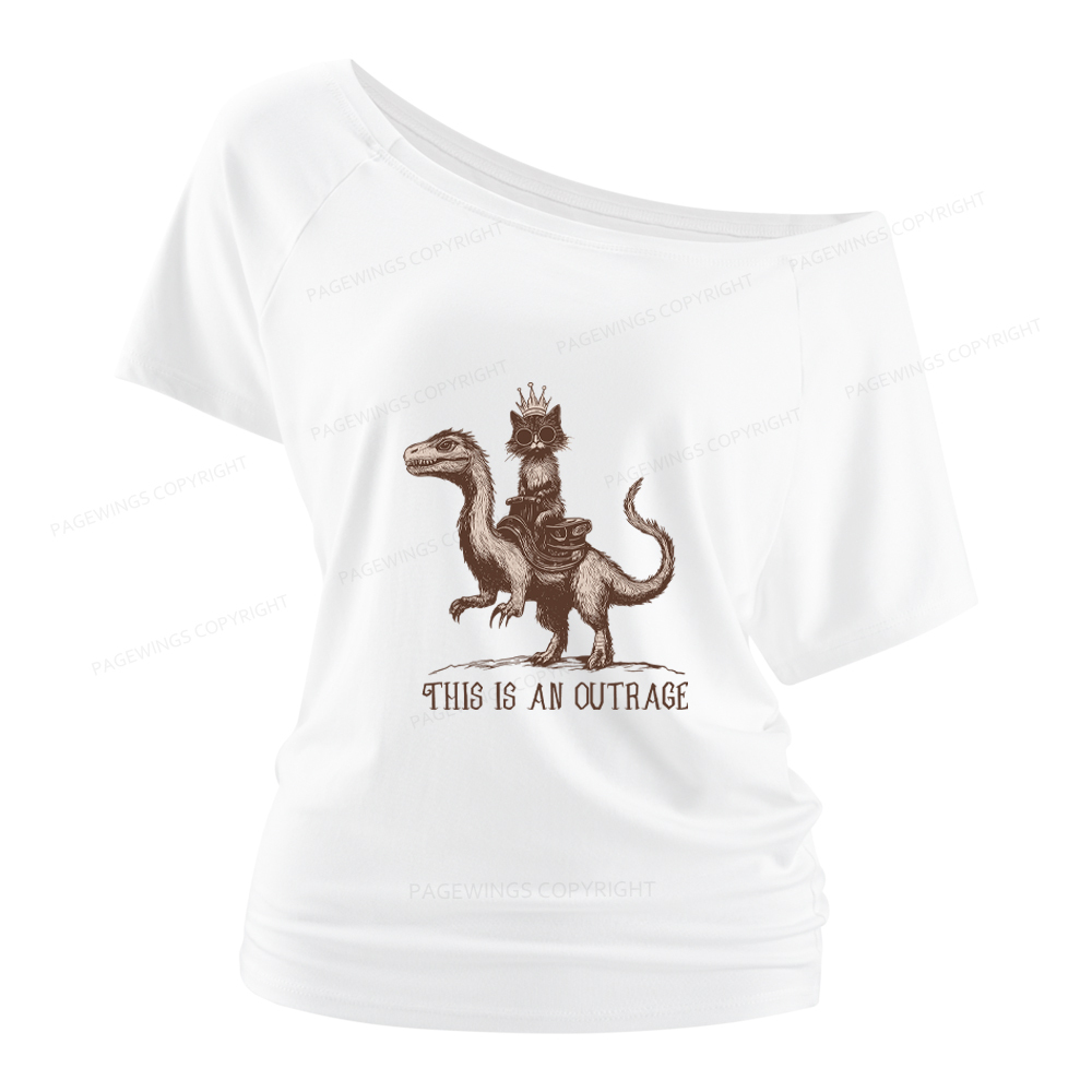 Pagewings Sci-Fi Book Lovers Women Off Shoulder T-shirts