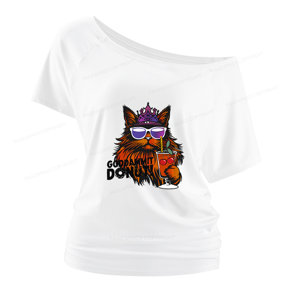 Pagewings Read Sci-Fi Book Women Off Shoulder T-shirts