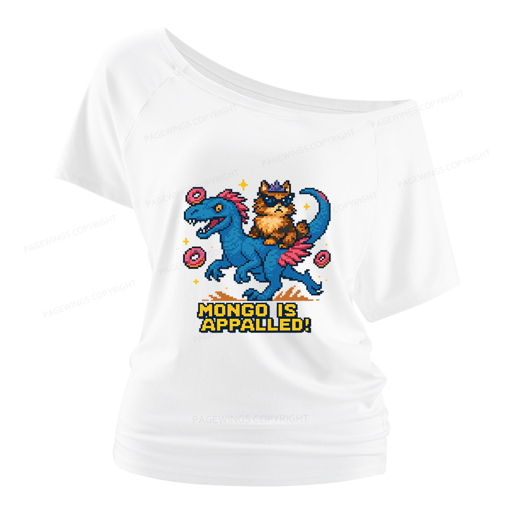 Pagewings Mongo Is Appalled Women Off Shoulder T-shirts