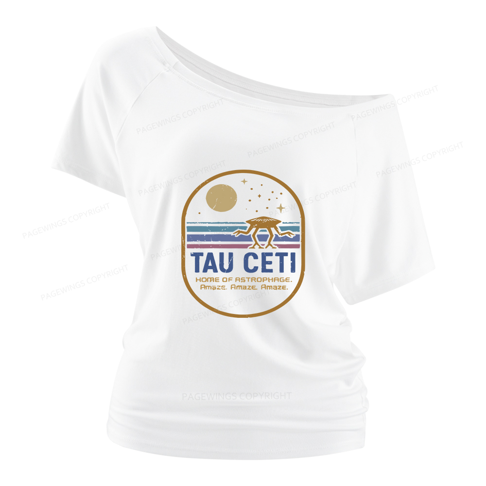 Pagewings Amaze Women Off Shoulder T-shirts