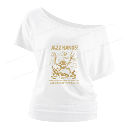 Pagewings You Sleep I Watch Women Off Shoulder T-shirts