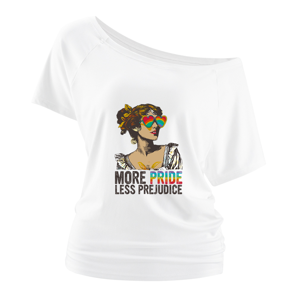 Pagewings More Pride Less Prejudice Off Shoulder Top