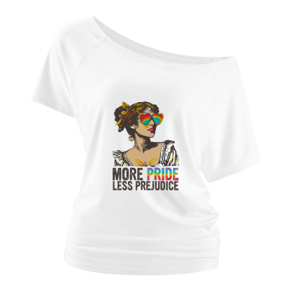 Pagewings More Pride Less Prejudice Off Shoulder Top