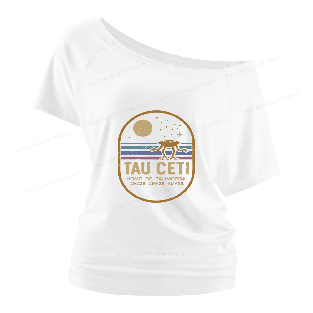 Pagewings Amaze Women Off Shoulder T-shirts