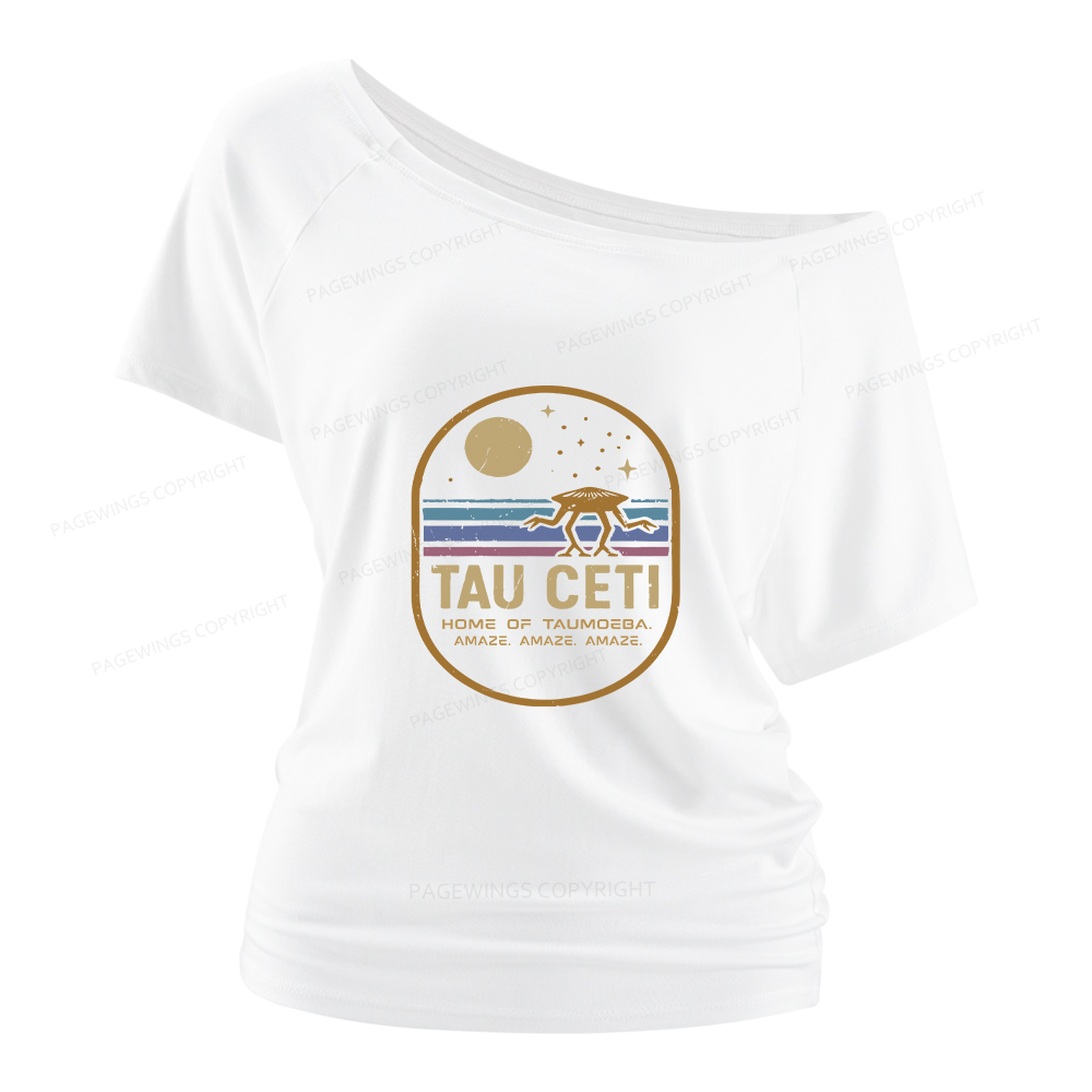 Pagewings Amaze Women Off Shoulder T-shirts