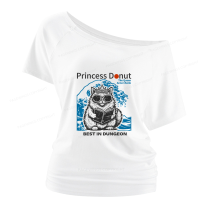 Pagewings Princess Donut Women Off Shoulder T-shirts