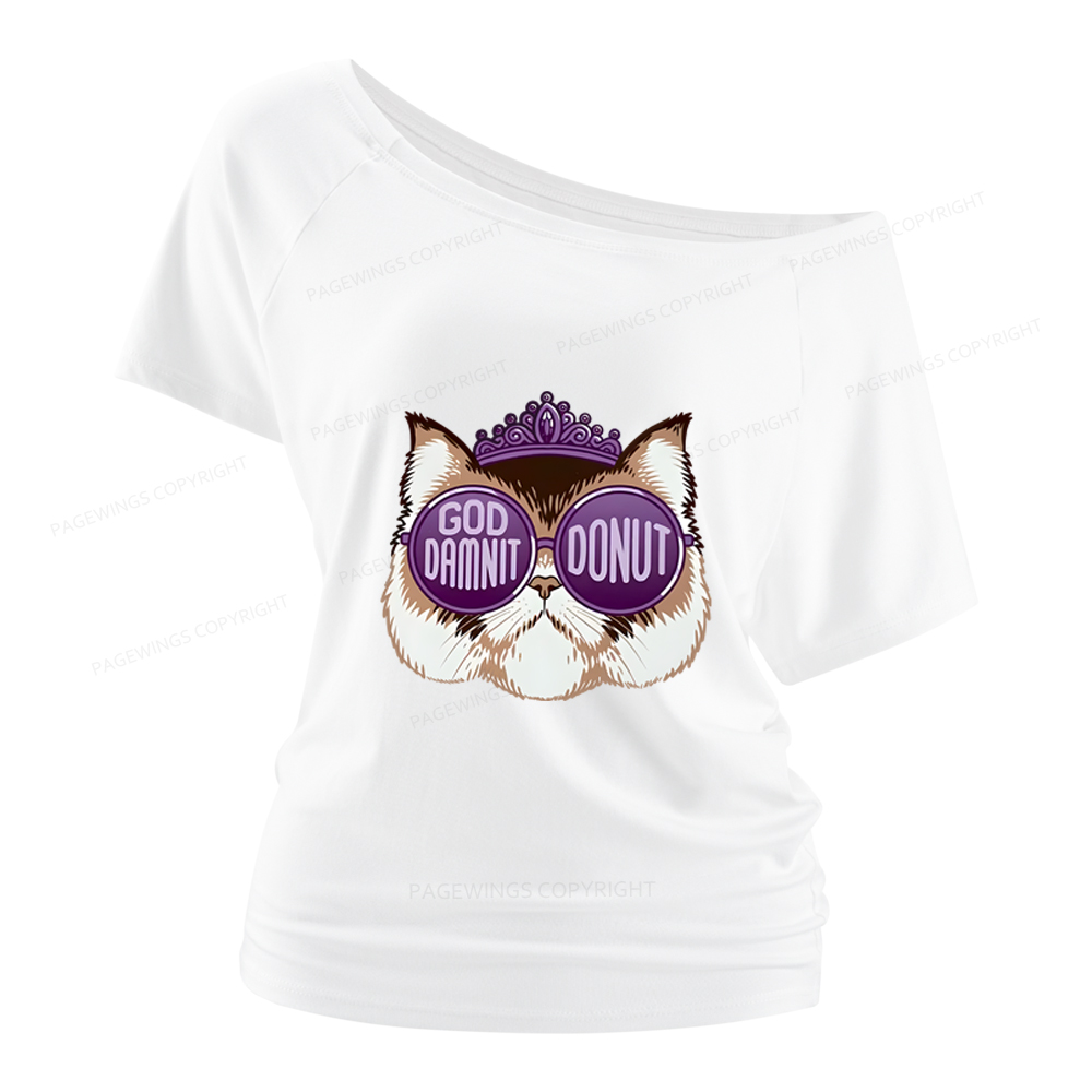 Pagewings Sci-Fi Book Lover Women Off Shoulder T-shirts