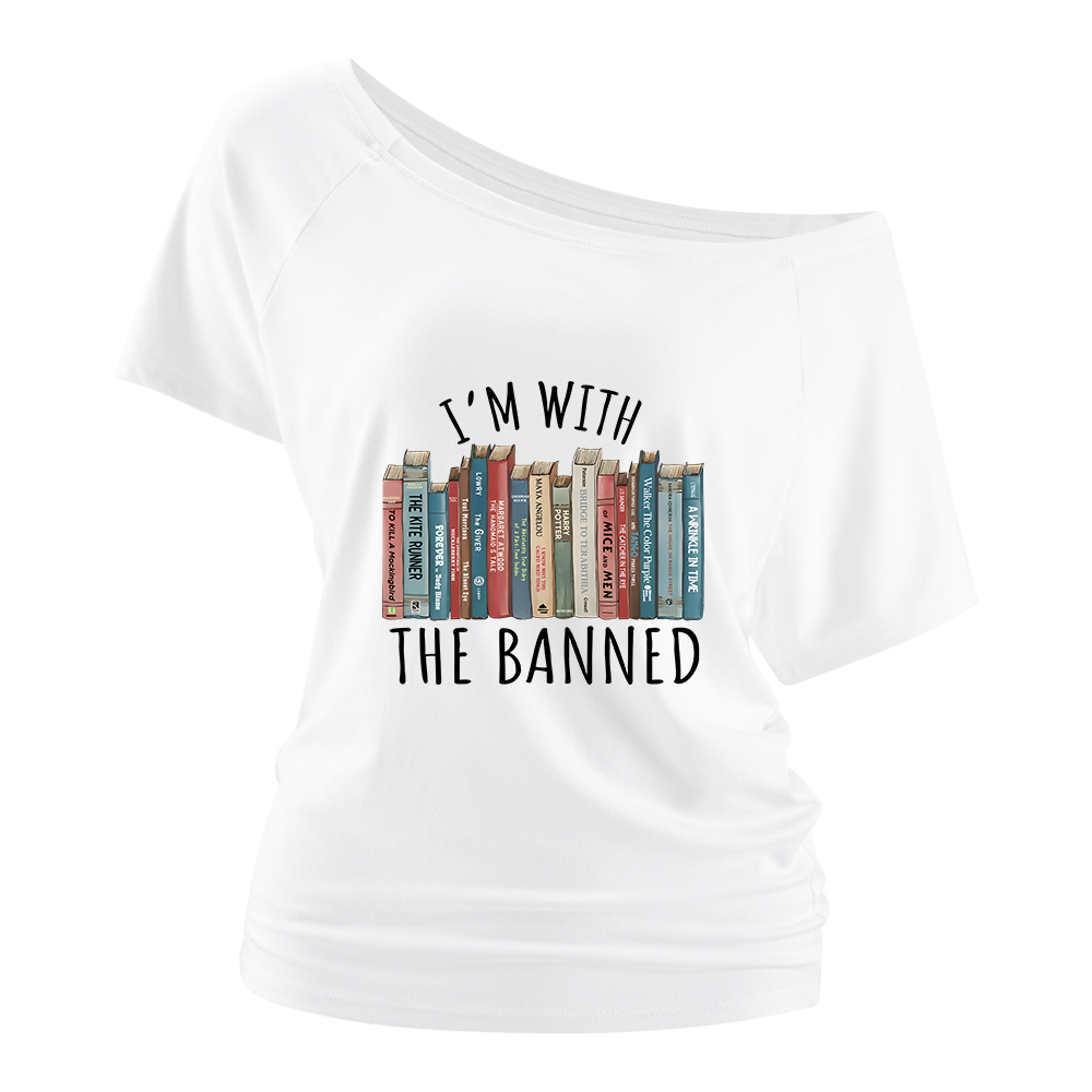 Pagewings I'm With The Banned Off Shoulder Top