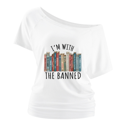 Pagewings I'm With The Banned Off Shoulder Top