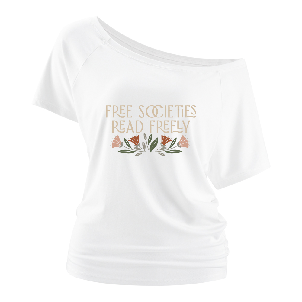 Pagewings Read Freely Off Shoulder Top