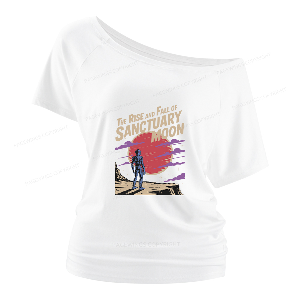 Pagewings The Rise And Fall Of Sanctuary Moon Women Off Shoulder T-shirts