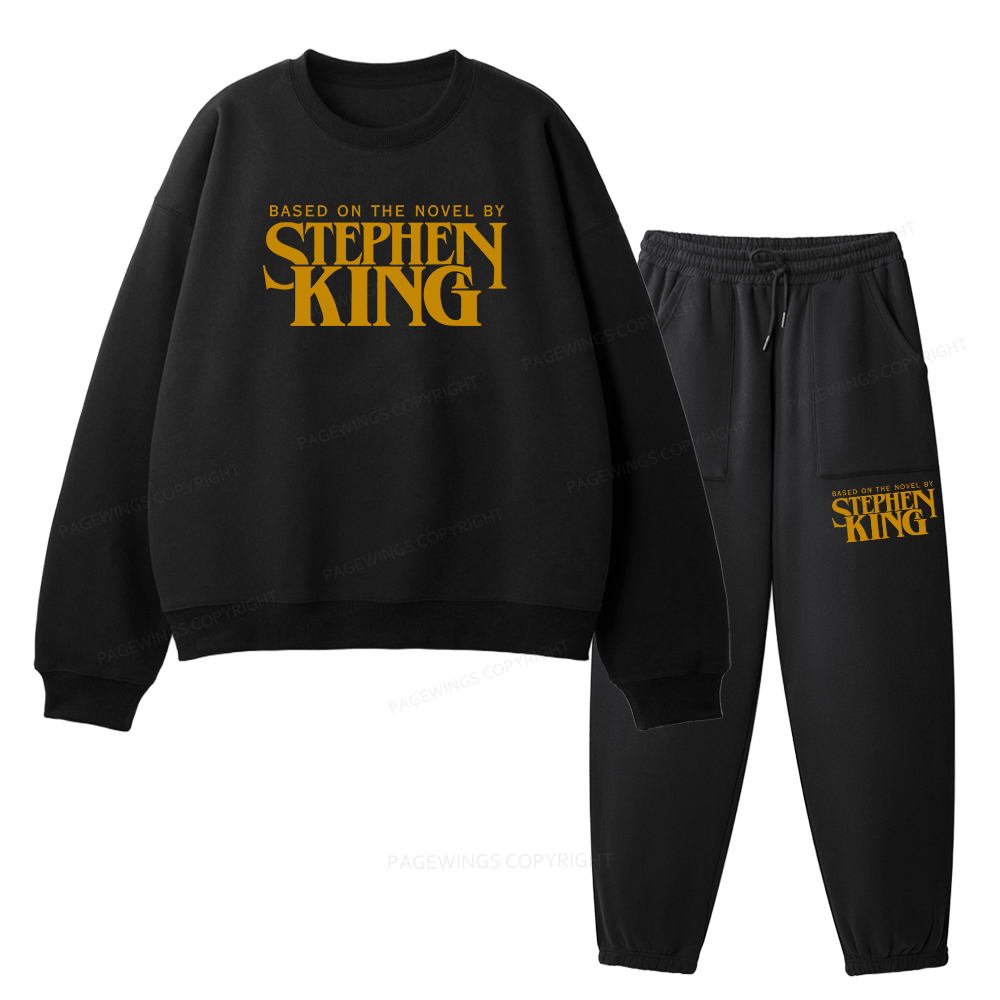Pagewings Based On A Novel By Stephen King Unisex Fleece Sweatshirt Set