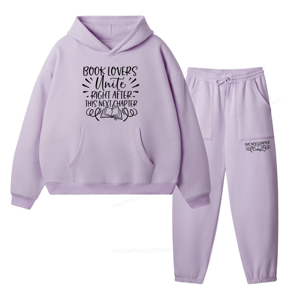 Pagewings Book Lovers Unisex Fleece Hoodie Set