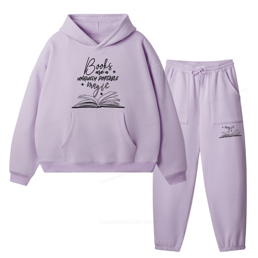 Pagewings Books Are A Uniquely Portable Magic Unisex Fleece Hoodie Set