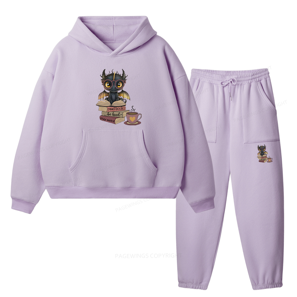 Pagewings Fourth Wing Dargon Unisex Fleece Hoodie Set