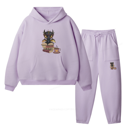 Pagewings Fourth Wing Dargon Unisex Fleece Hoodie Set