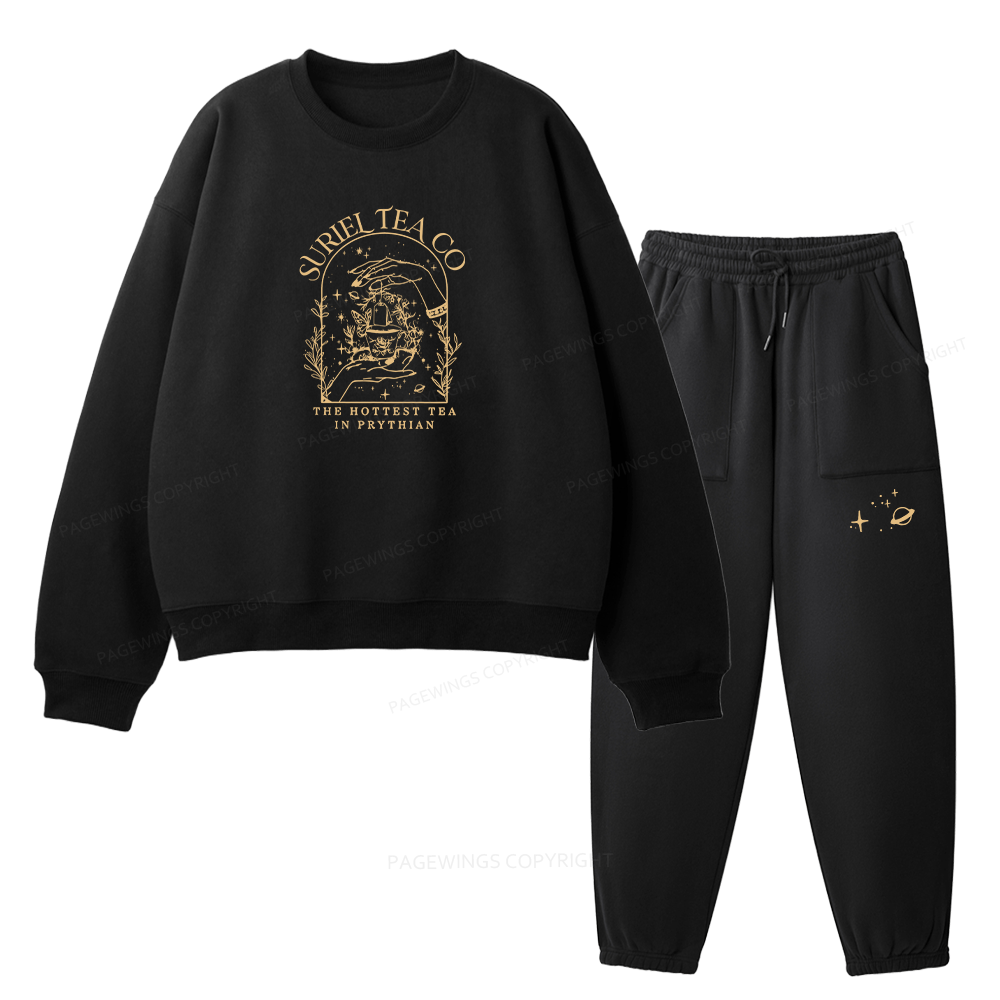 Pagewings A Court Of Thorns And Roses Unisex Fleece Sweatshirt Set 