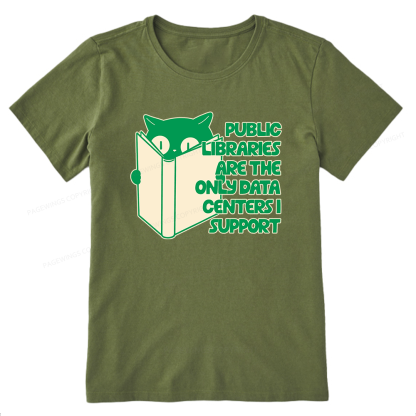Pagewings Public Libraries are the Only Data Centers Unisex Classic T-shirt