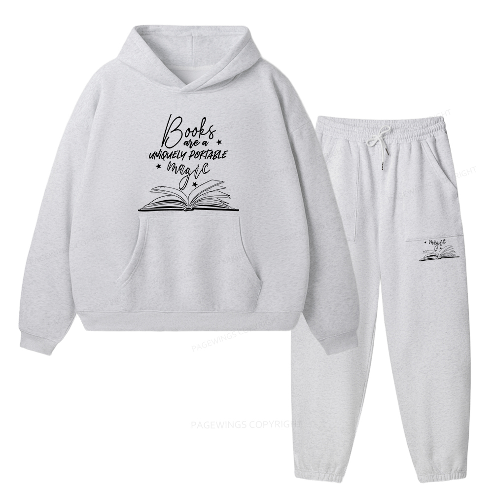 Pagewings Books Are A Uniquely Portable Magic Unisex Fleece Hoodie Set