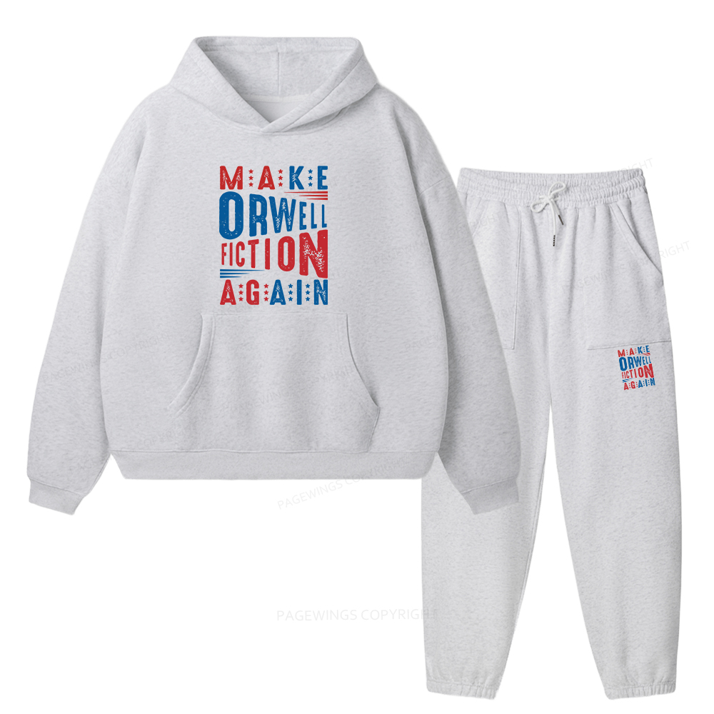 Pagewings 1984 Book Unisex Fleece Hoodie Set