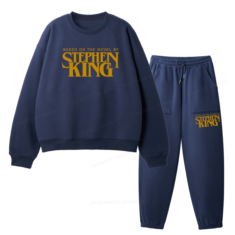 Pagewings Based On A Novel By Stephen King Unisex Fleece Sweatshirt Set 