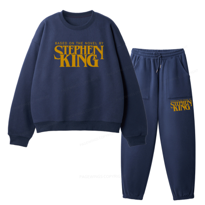 Pagewings Based On A Novel By Stephen King Unisex Fleece Sweatshirt Set 