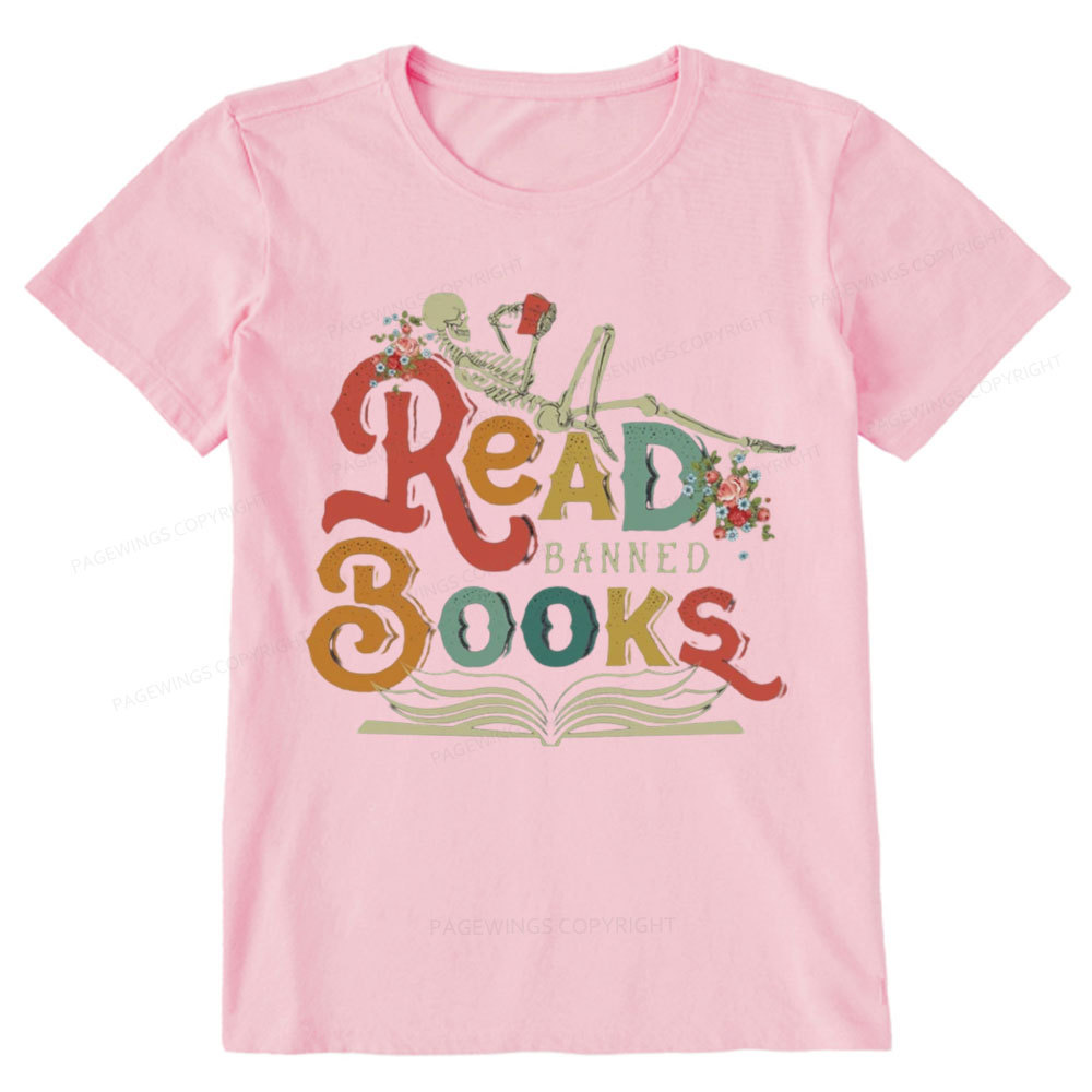 Pagewings Read Banned Books Unisex Classic T-shirt