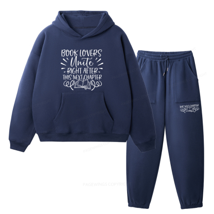 Pagewings Book Lovers Unisex Fleece Hoodie Set
