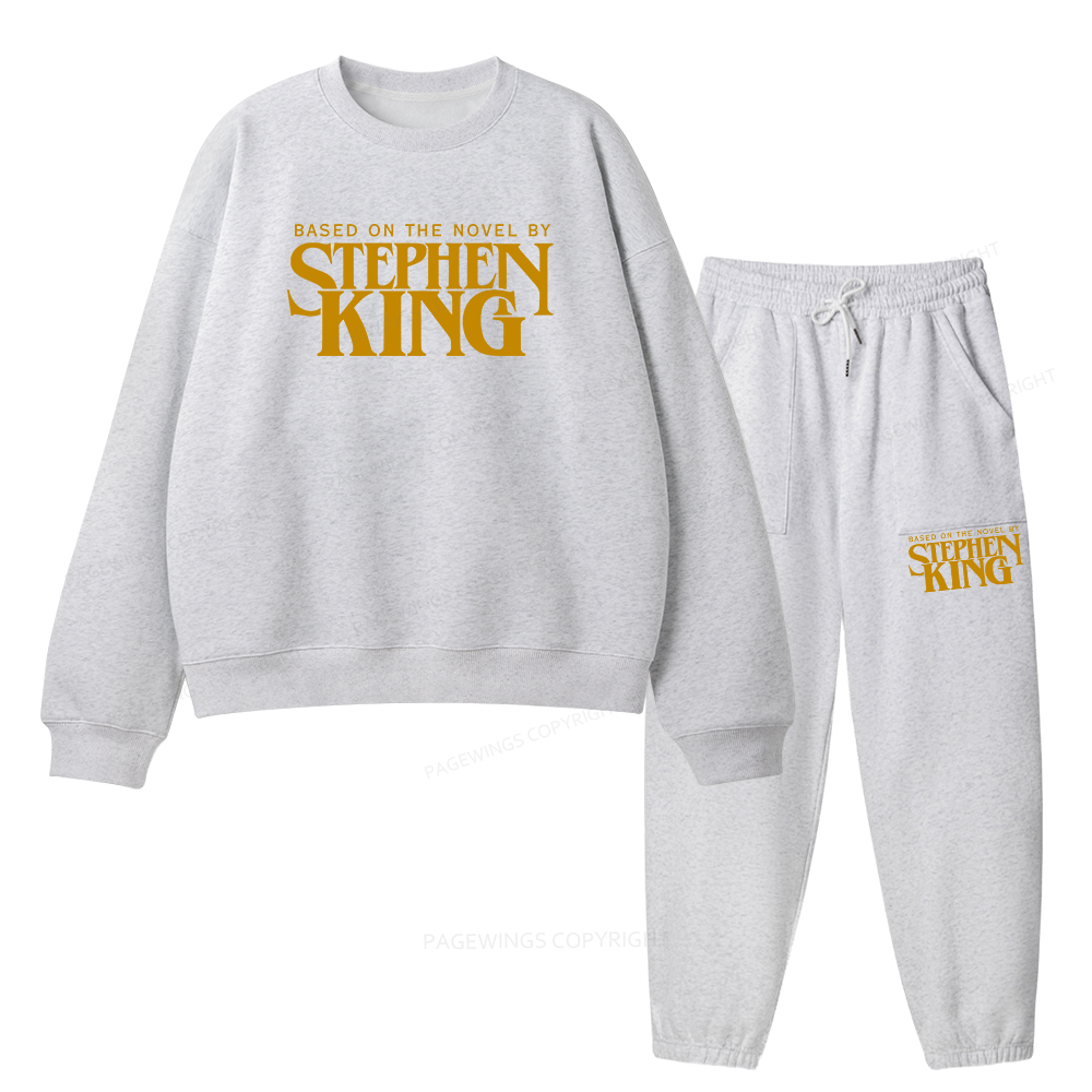 Pagewings Based On A Novel By Stephen King Unisex Fleece Sweatshirt Set 