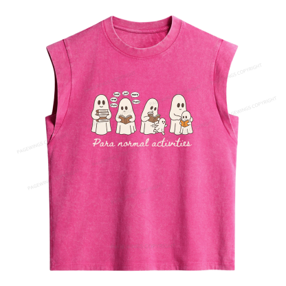 Pagewings Just One More Chapter Women's Washed Tank Top