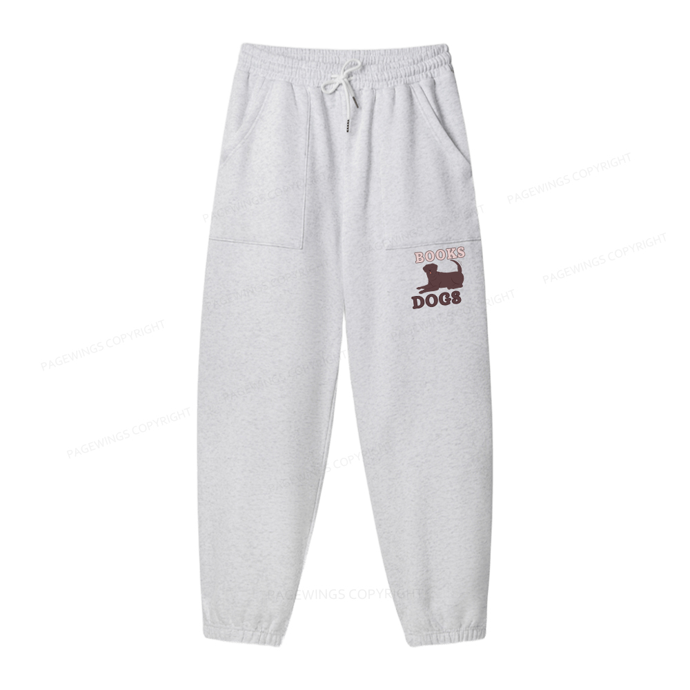 Pagewings Easily Distracted By Books And Labrador Unisex Fleece Hoodie Set