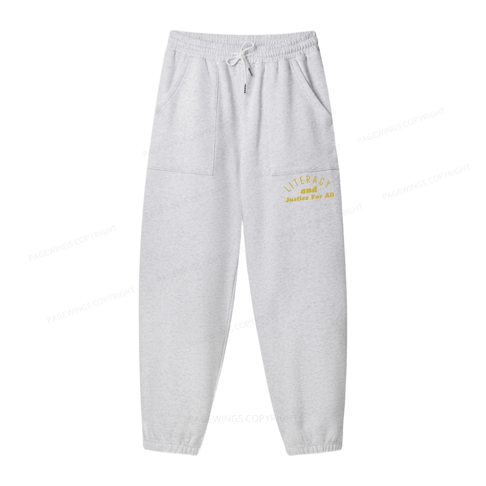 Pagewings Literacy And Justice Unisex Fleece Hoodie Set