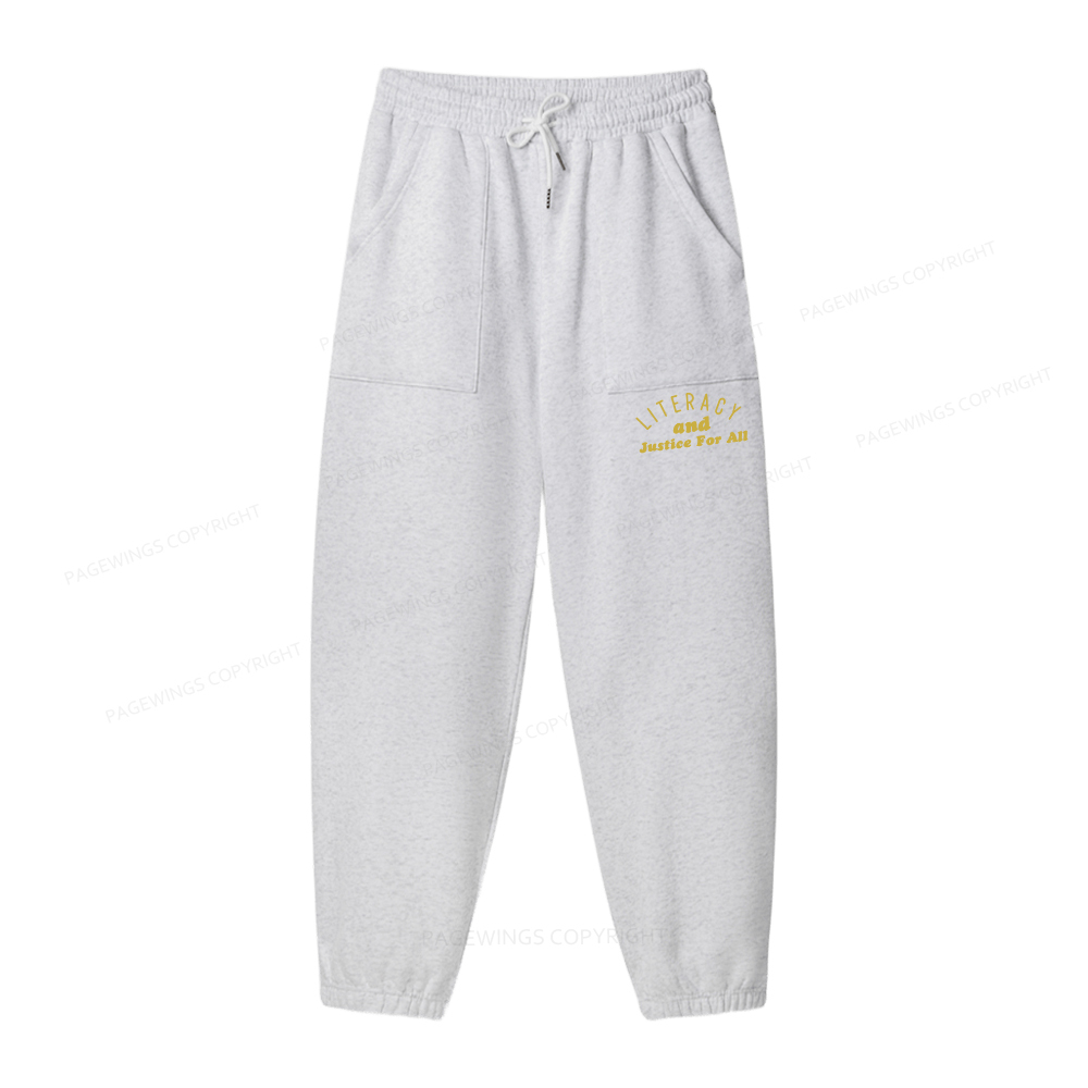 Pagewings Literacy And Justice Unisex Fleece Hoodie Set