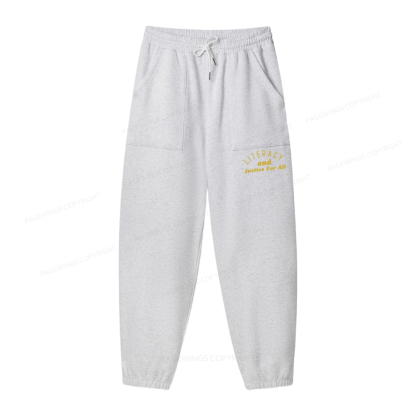 Pagewings Literacy And Justice Unisex Fleece Hoodie Set