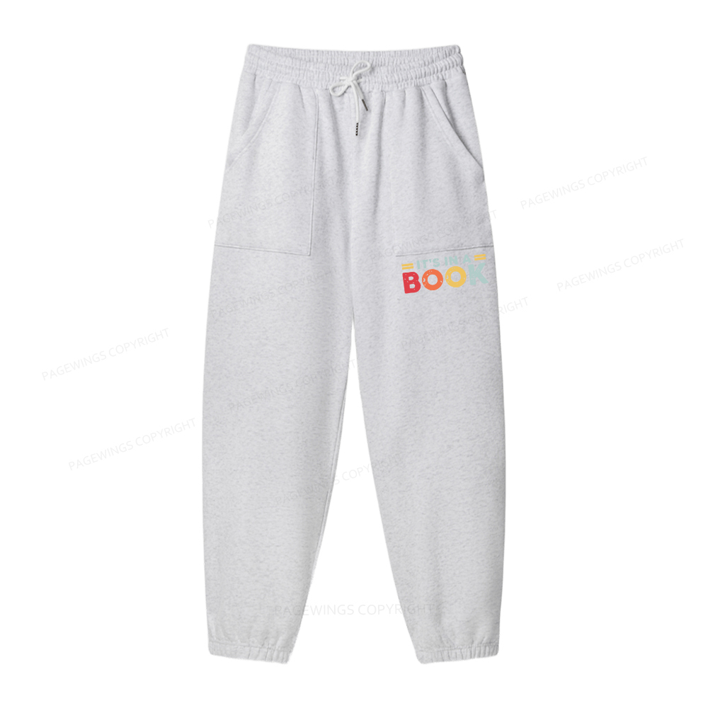 Pagewings Take A Look It's In A Book Unisex Fleece Hoodie Set