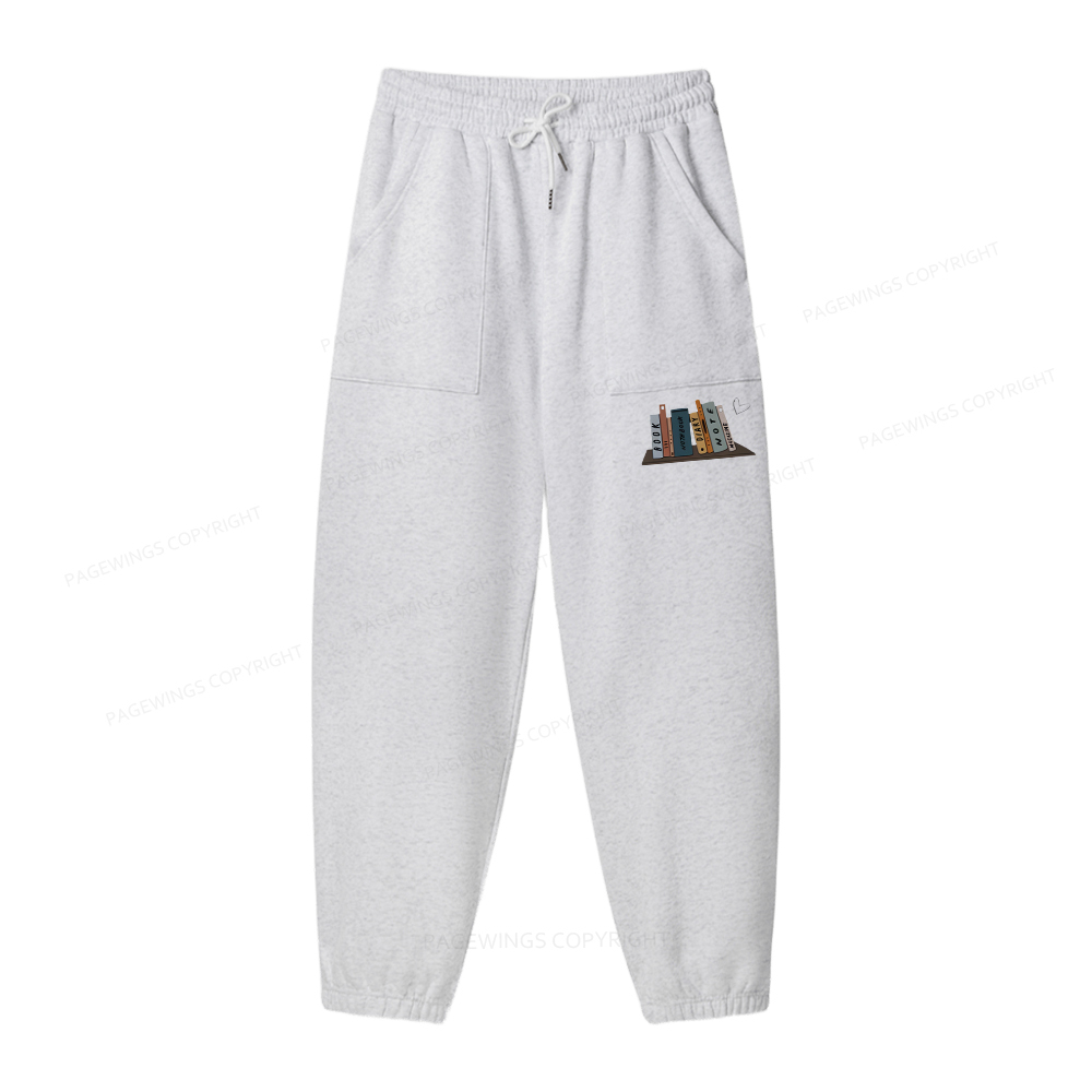 Pagewings I Have No Shelf Control Unisex Fleece Sweatshirt Set 