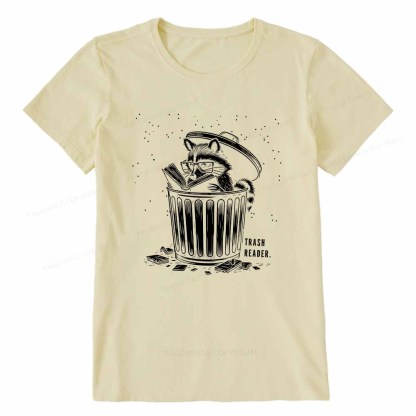 Pagewings Trash Reader Raccoon - Book Quote Unisex Classic T-shirt