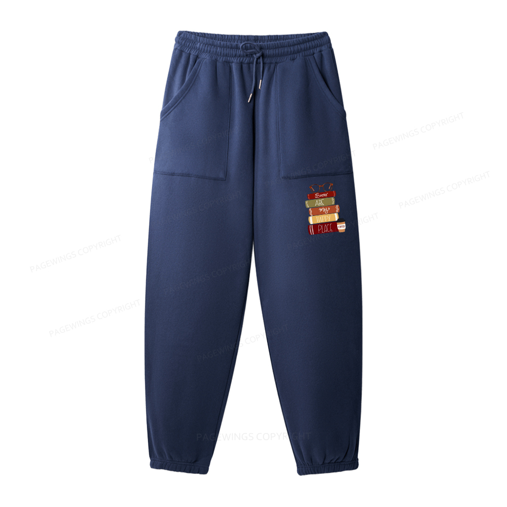 Pagewings Easily Distracted By Cats and Books Unisex Fleece Hoodie Set