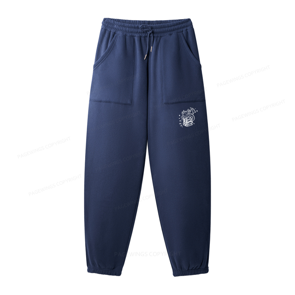 Pagewings It's Not Hoarding If It's Books Unisex Fleece Sweatshirt Set 