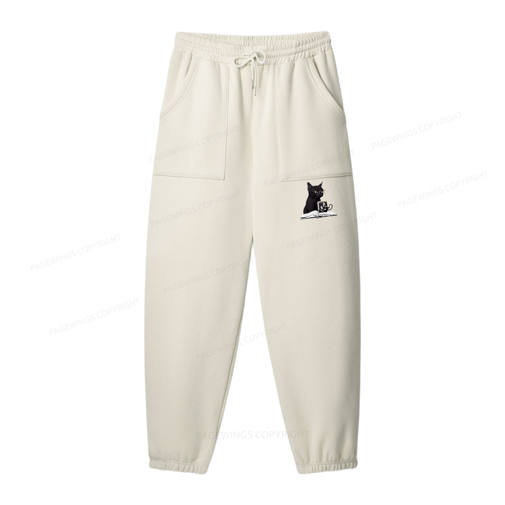 Pagewings Read Books Drink Coffee Fight Evil Unisex Fleece Sweatshirt Set 