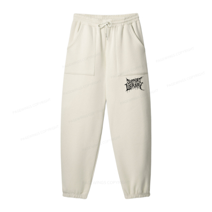 Pagewings Support Your Local Library Unisex Fleece Sweatshirt Set 