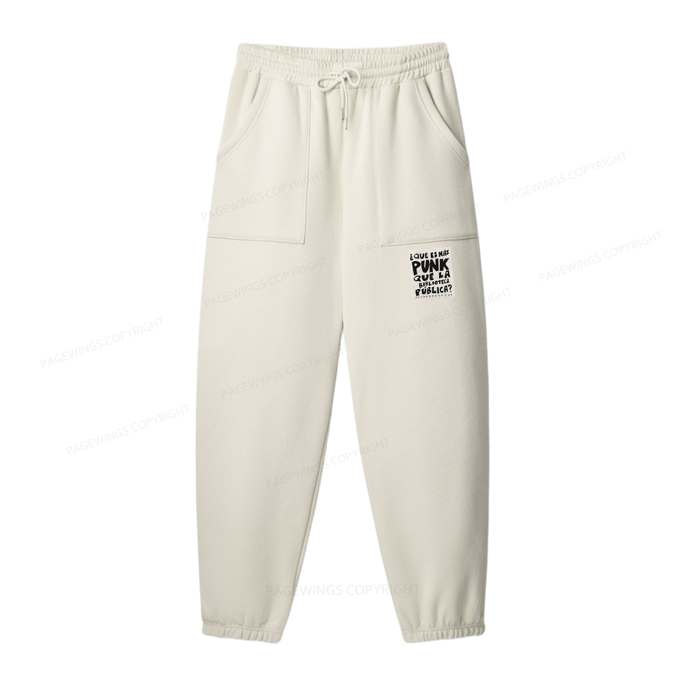 Pagewings What's More Punk Than The Public Library Unisex Fleece Sweatshirt Set 