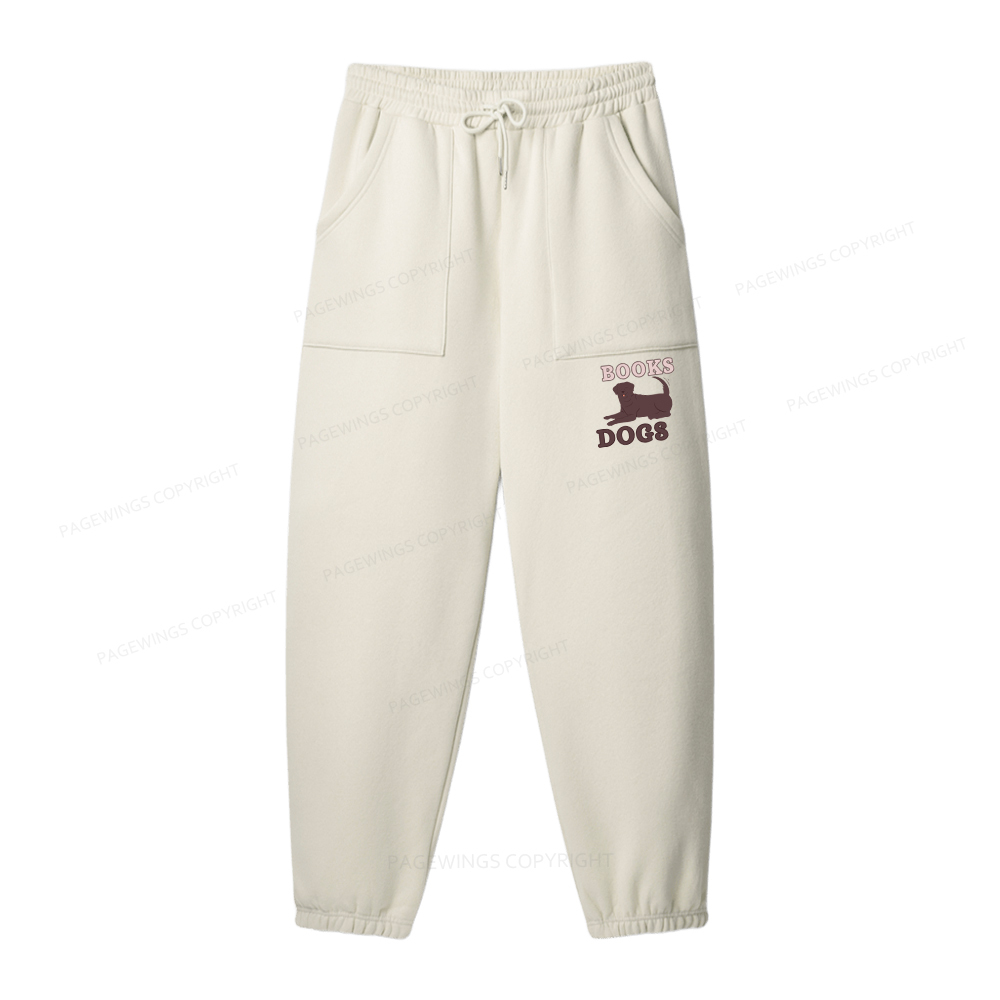 Pagewings Easily Distracted By Books And Labrador Unisex Fleece Hoodie Set