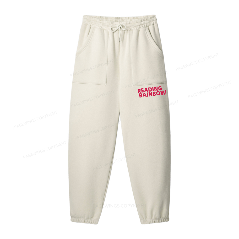 Pagewings Reading Rainbow Unisex Fleece Hoodie Set