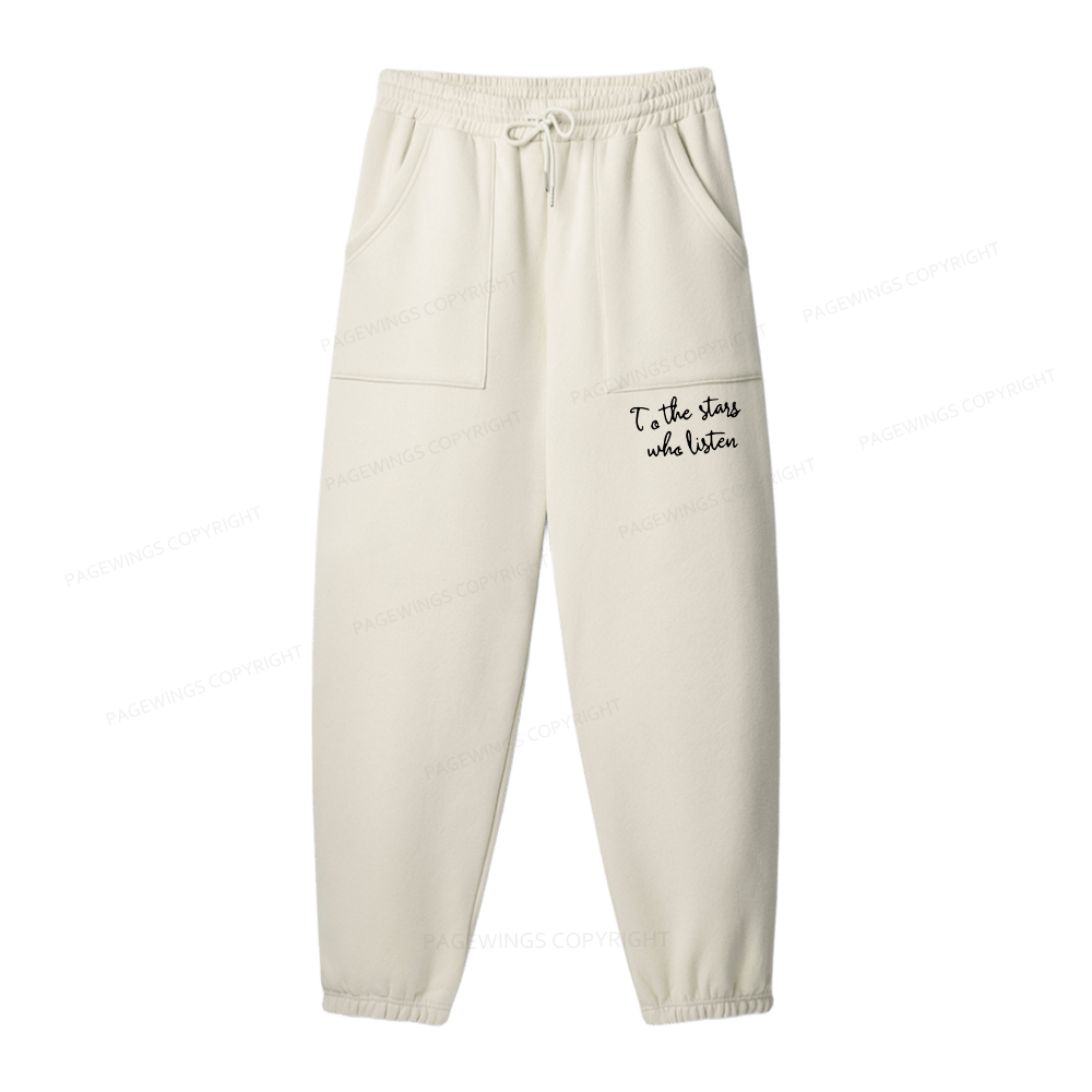 Pagewings To The Stars Who Listen Unisex Fleece Sweatshirt Set 