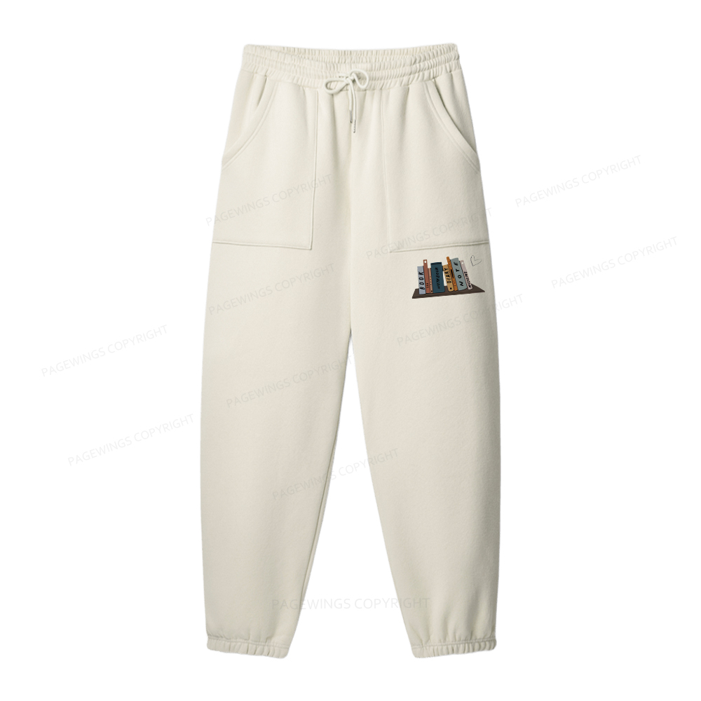 Pagewings I Have No Shelf Control Unisex Fleece Sweatshirt Set 