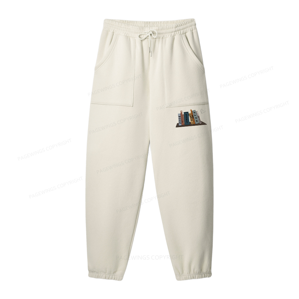 Pagewings I Have No Shelf Control Unisex Fleece Sweatshirt Set 