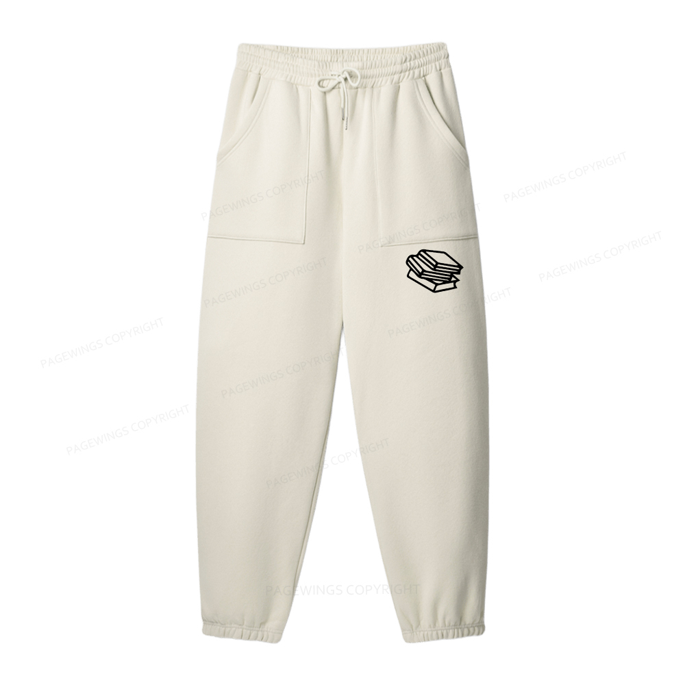 Pagewings Just A Bookish Girl In A Fictional World Unisex Fleece Sweatshirt Set 