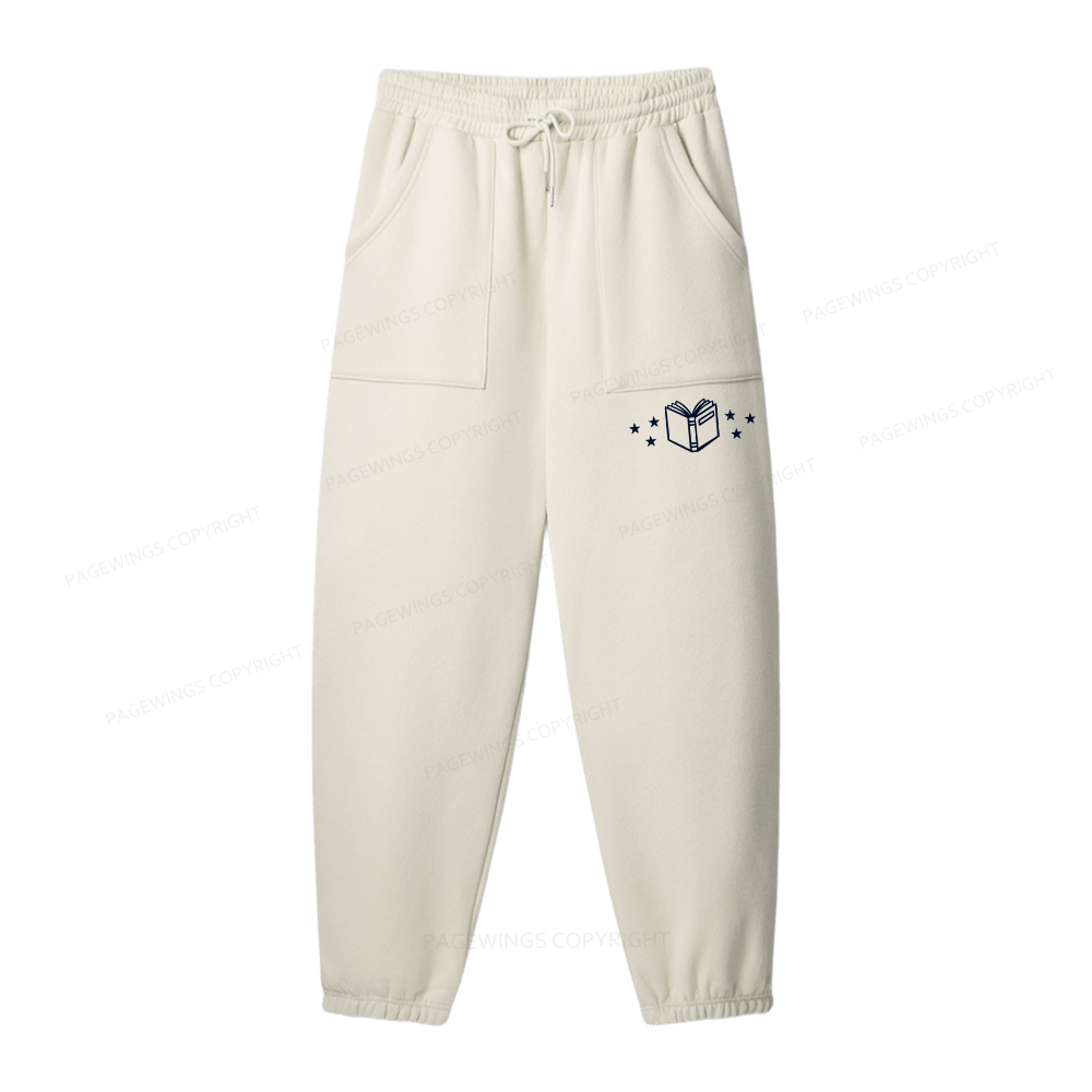 Pagewings I Closed My Book To Be Here Unisex Fleece Sweatshirt Set 